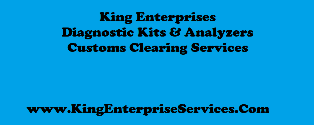 King Enterprises Diagnostic Kits and Analyzers custom clearing agent
