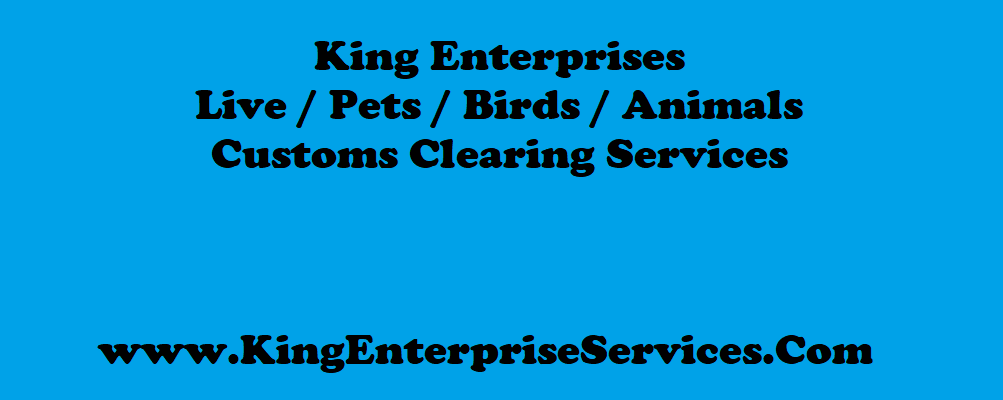King Enterprises Pets Birds animals customs clearing agent